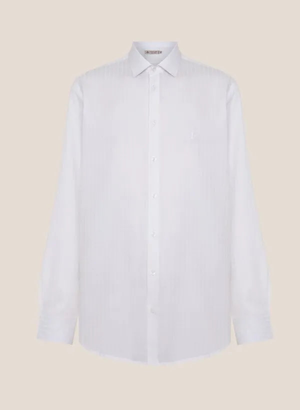 Camisa Comfort Fit Maquinetada Dudalina Masculina 38
