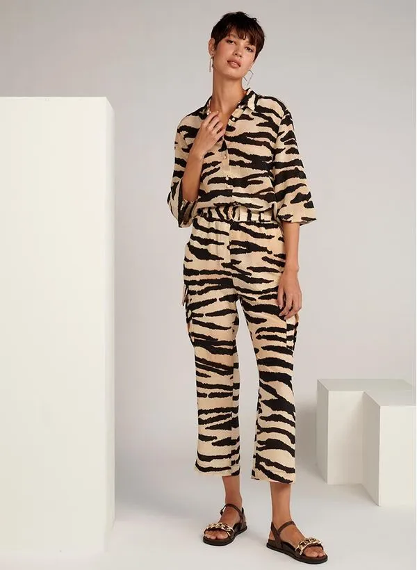Calça Le Lis Clarissa Seda Feminina 38