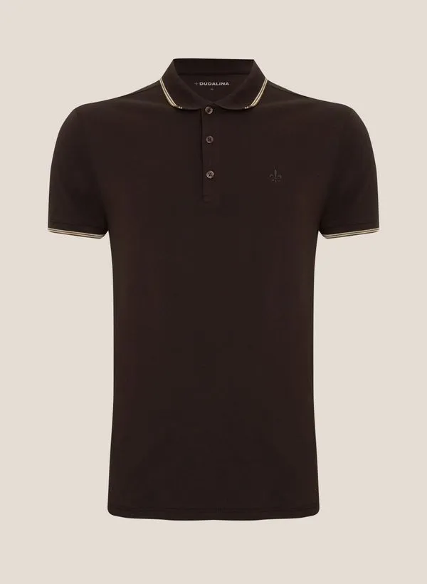 Polo Frisos Degradê Dudalina Masculina XGG