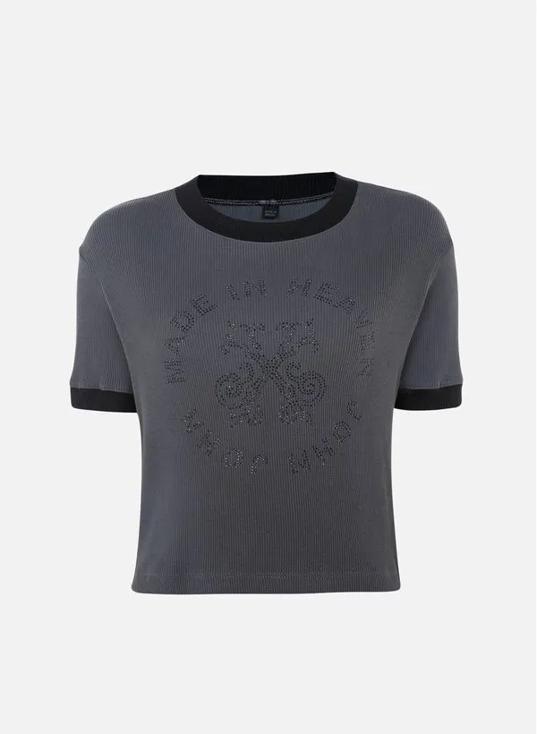 Camiseta Justa Made Gray John John Feminina G