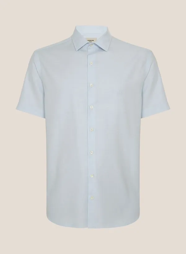 Camisa Slim Fit Maquinetada Dudalina Masculina 2