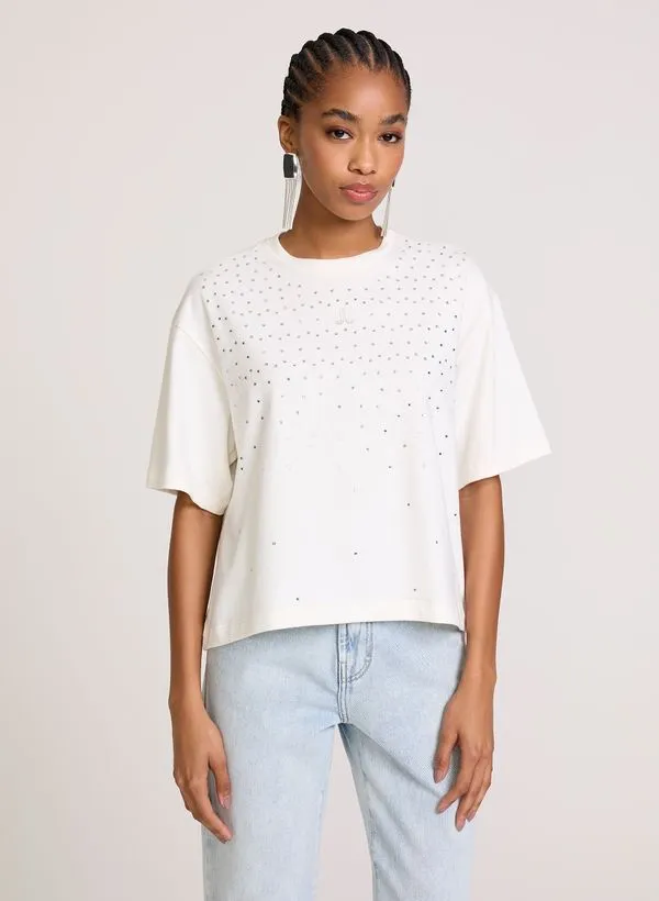 Camiseta Ampla Kylie Off John John Feminina PP
