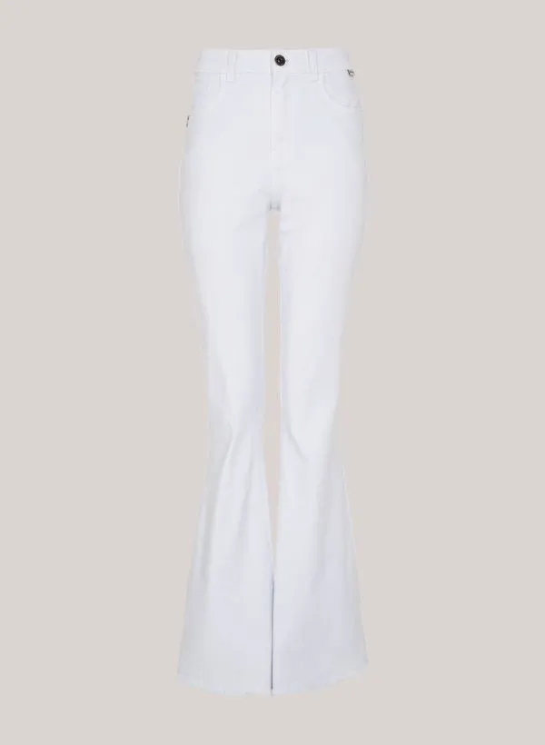 Calça Flare White John John Feminina 48