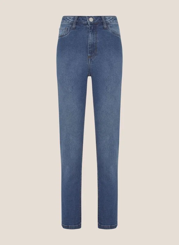Calça Jeans Slim Fit Cropped Sara Dudalina Feminina 42