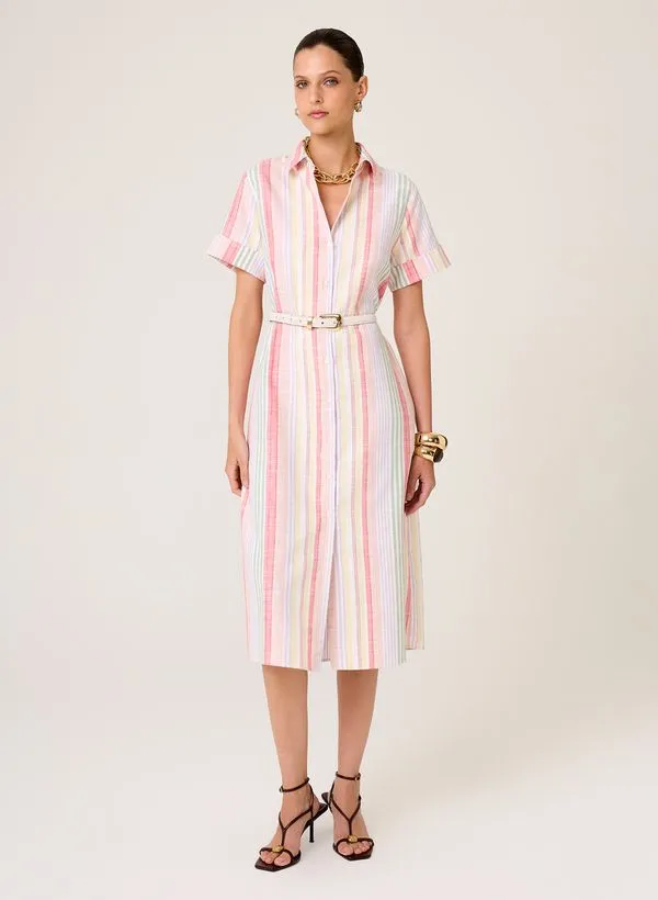 Chemise Listrado Dudalina Feminino 42