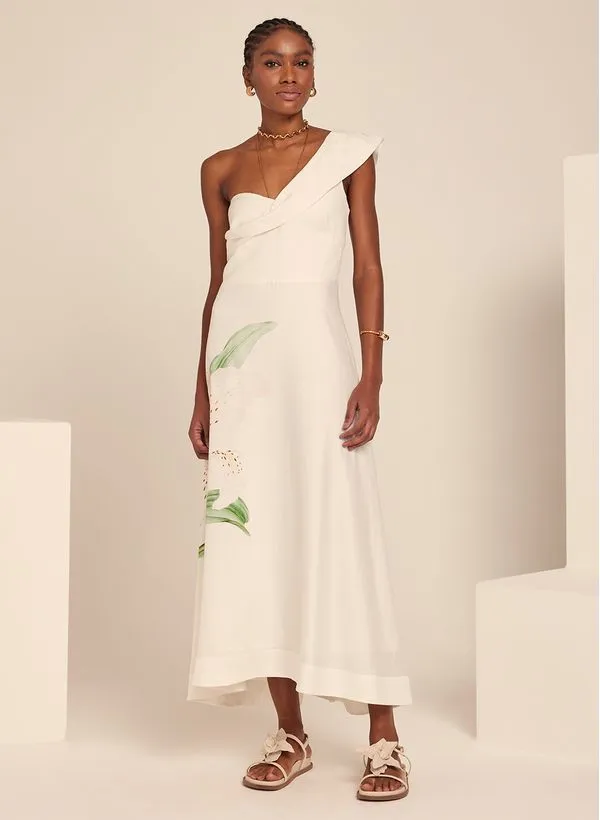 Vestido Le Lis Brunella Midi Feminina 38
