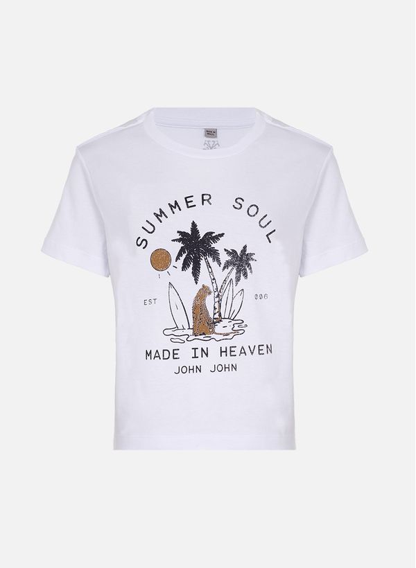 Camiseta Summer Soul White John John Feminina G