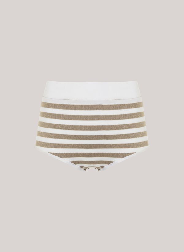 Hot Pant Gold Stripes John John Feminina P