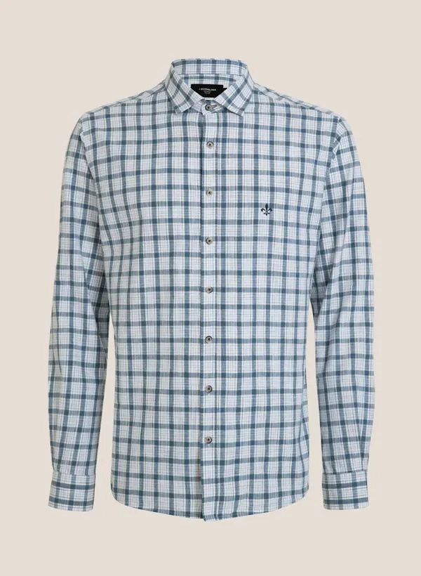 Camisa Slim Xadrez Dudalina Masculina 4