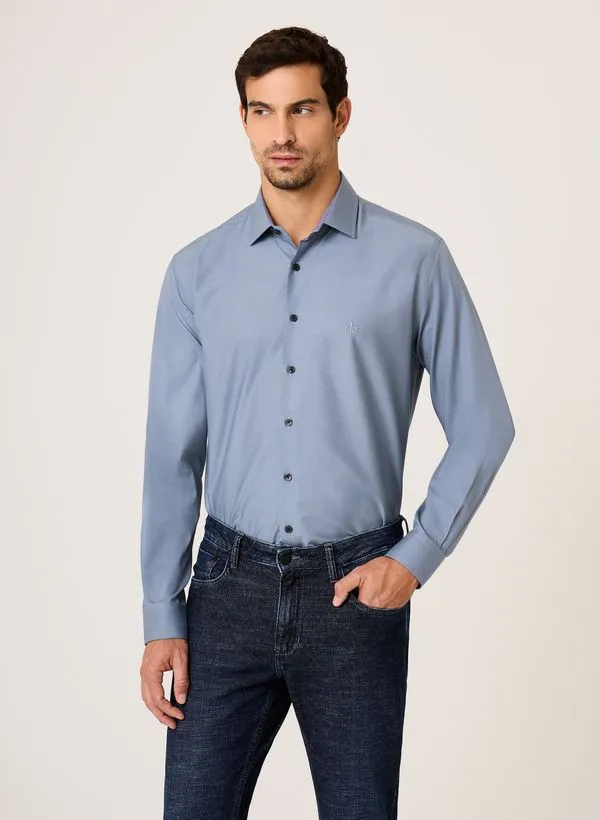 Camisa Comfort Fit Lisa Dudalina Masculina 3