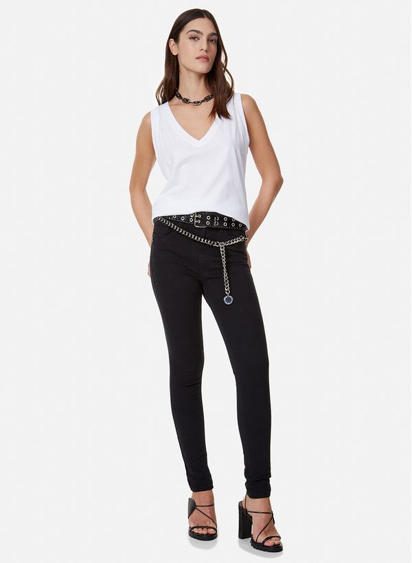 Calça Pfit Skinny Black John John Feminina 36