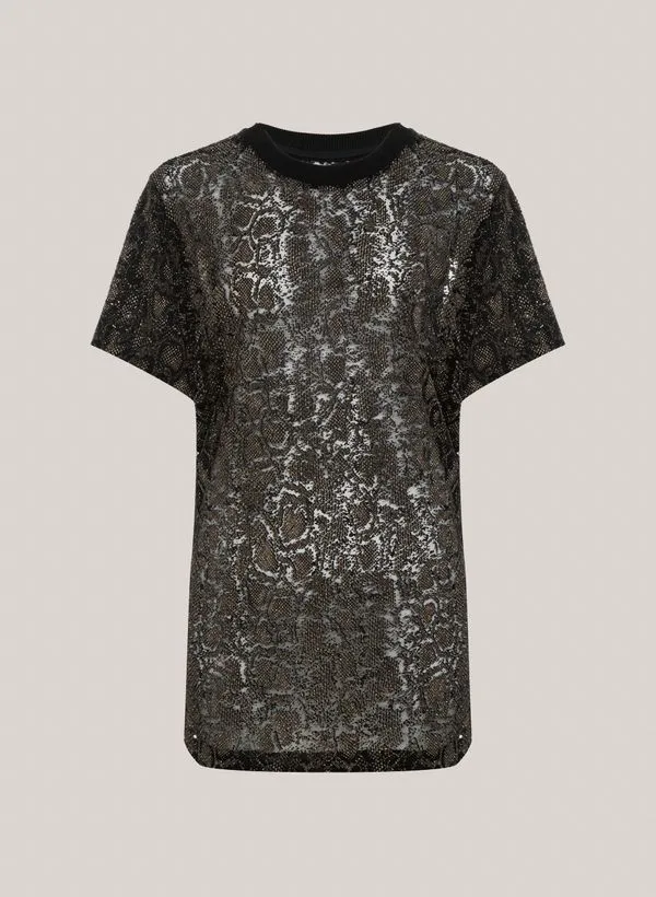 Vestido Amplo Full Snake John John Feminino P