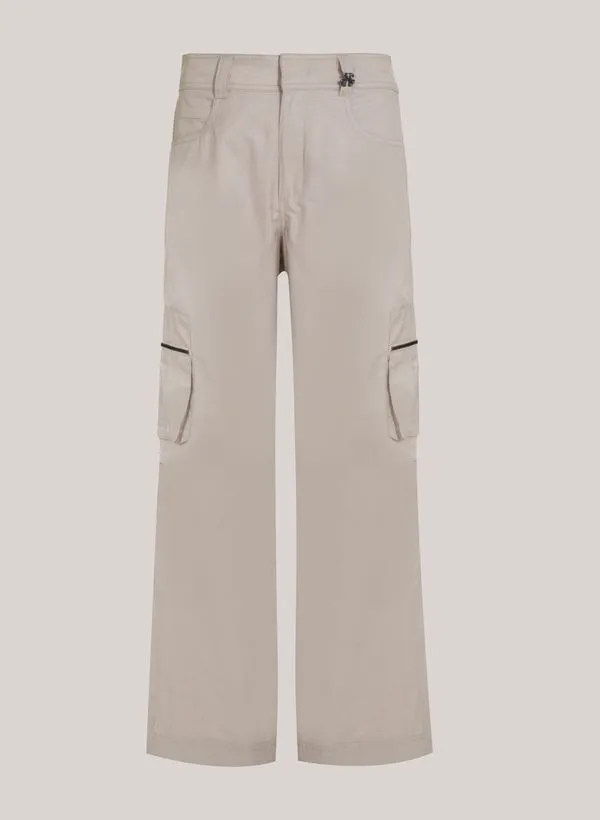 Calça Cargo Heavy Grey John John Feminina 40