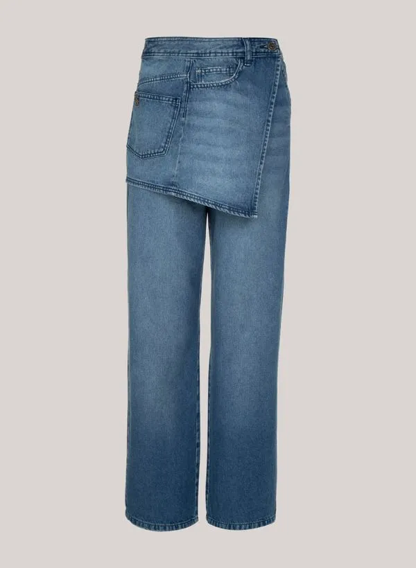 Calça Jeans New Wide Merida John John Feminina 50