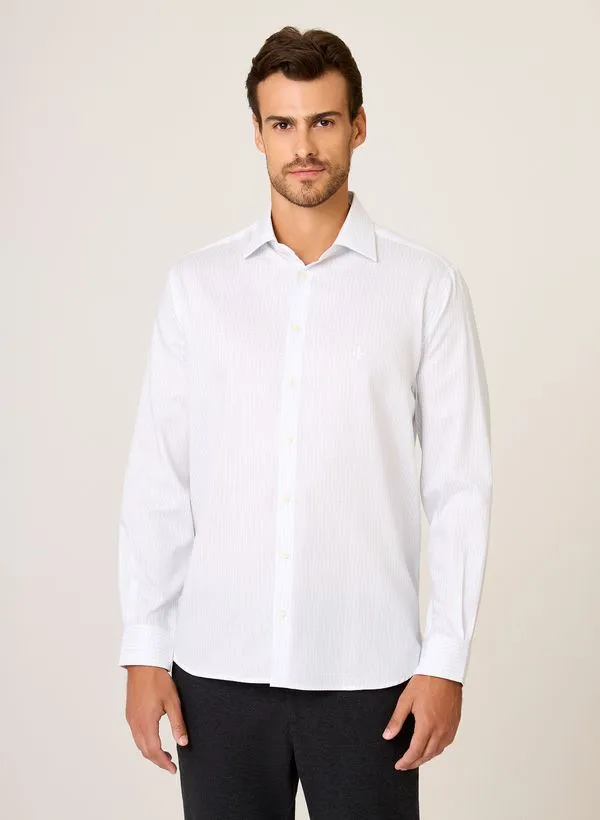 Camisa Comfort Fit Maquinetada Dudalina Masculina 38