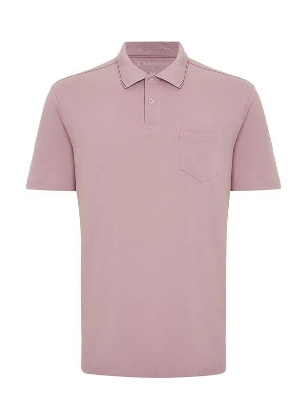 Polo Comfort Fit Básica Moda Bolso Masculina Individual GG
