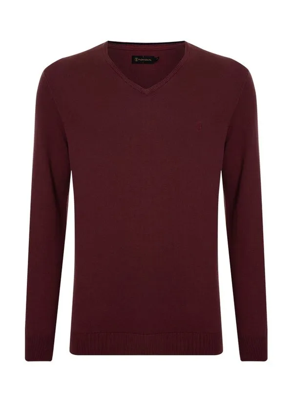 Suéter Tricot Regular Fit Masculino Individual GG