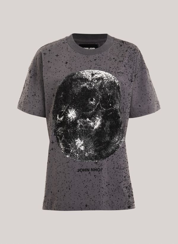 Camiseta Reta Shy Moon John John Feminina GG