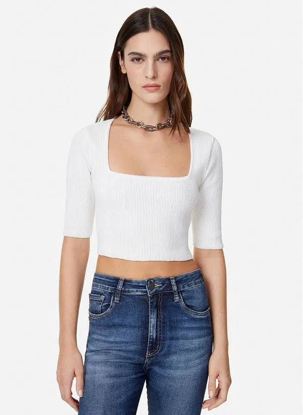 Blusa Cropped Perfect Off John John Feminino G