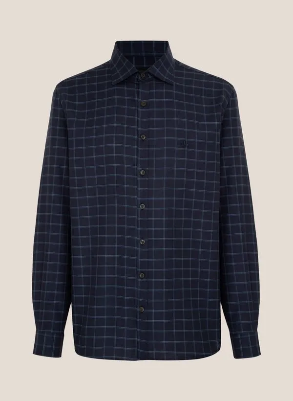 Camisa Comfort Fit Oxford Xadrez Dudalina Masculina 5