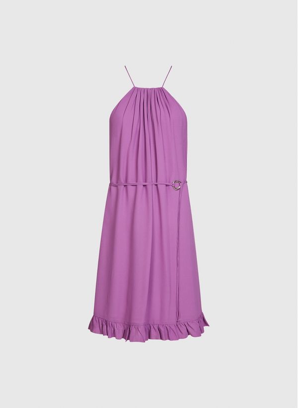 Vestido Agda Moss Roxo Curto Bo.Bô Feminino 48