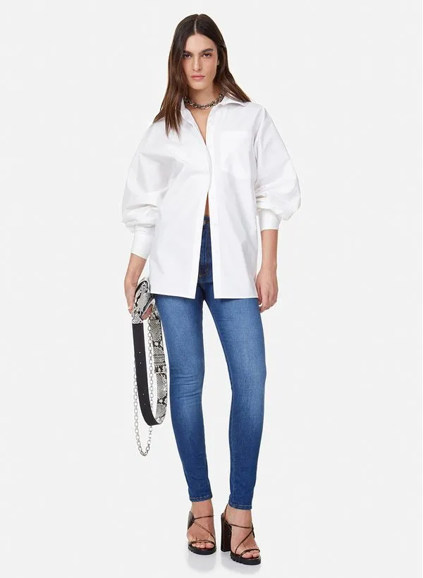 Calça Jeans Pfit Skinny Blue John John Feminina 48