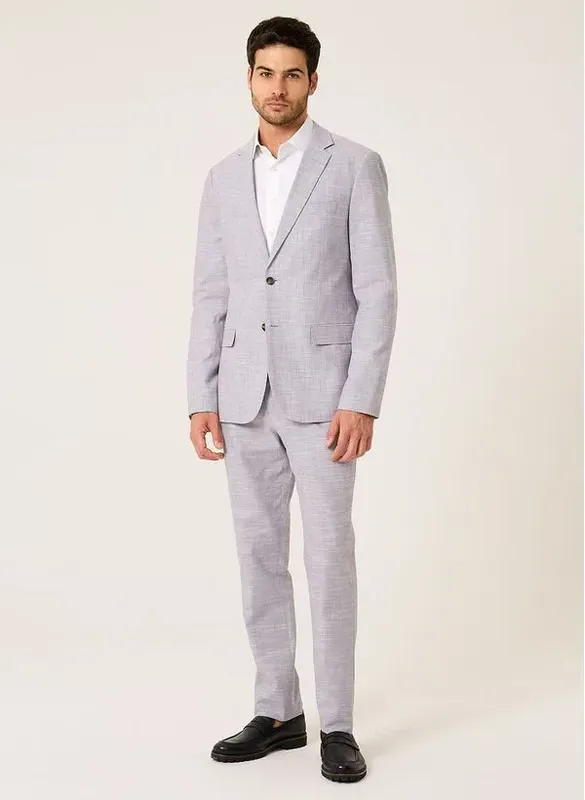 Blazer Linho Cinza Dudalina Masculino 54