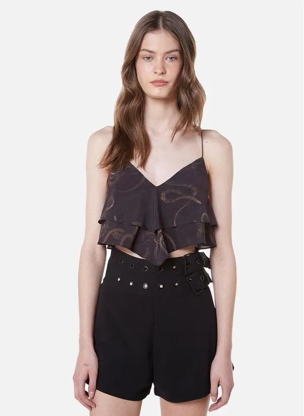 Blusa Ampla Snakes John John Feminina G