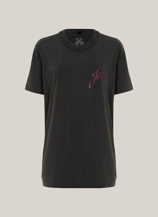 Camiseta Ampla Star Grey John John Feminina P