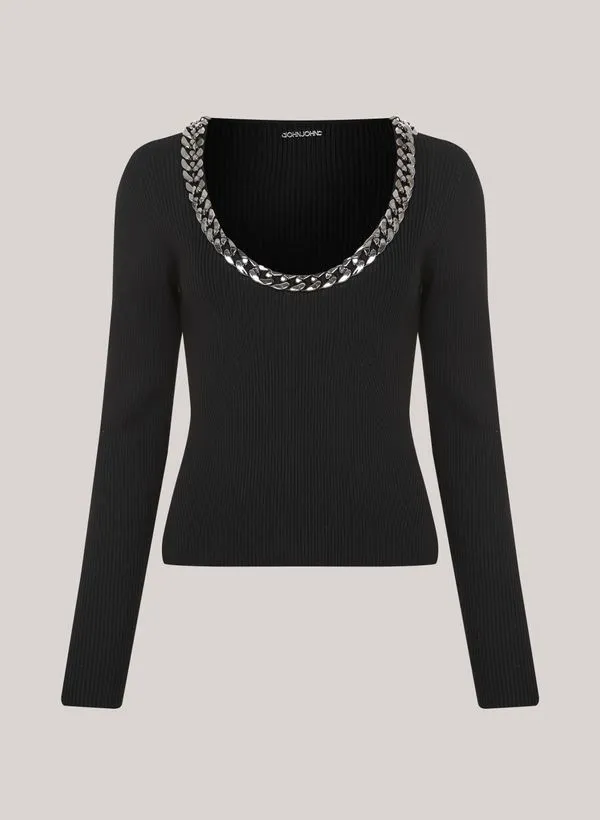 Blusa Justa Tricot Chain John John Feminina G