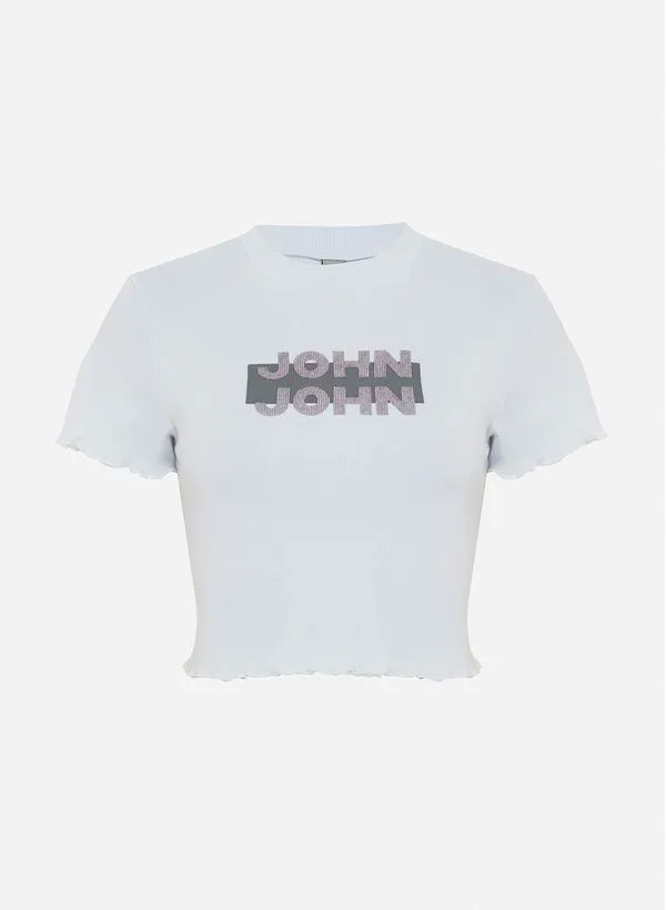 Camiseta Cropped Made In JJ White John John Feminina M