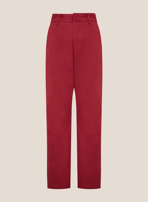 Calça Wide Leg Alfaiatada Renata Dudalina Feminina 46