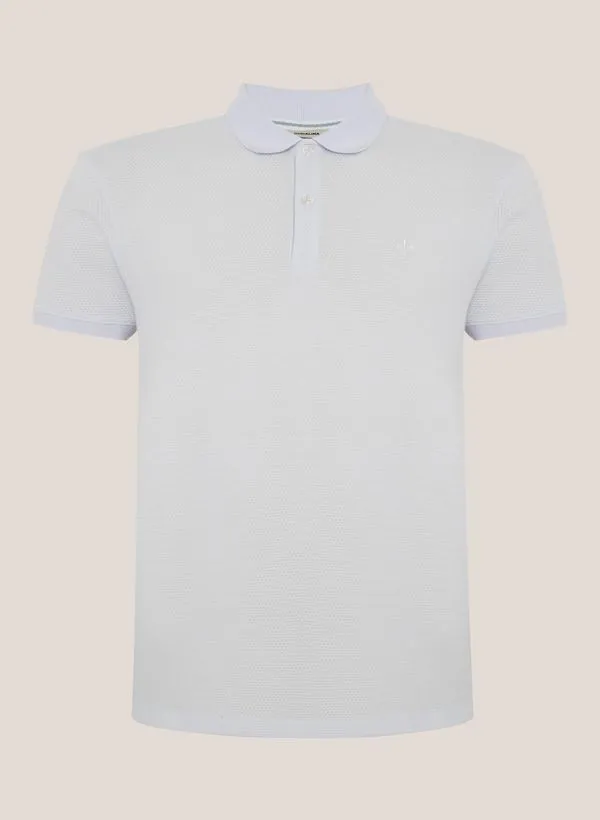 Polo Regular Fit Malha Favo Textura Dudalina Masculina P