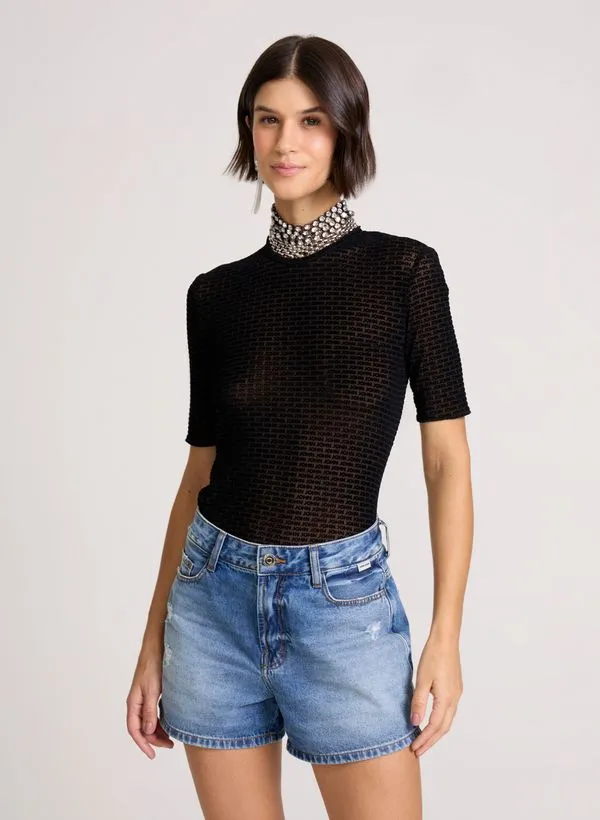 Blusa Justa John John Feminina M