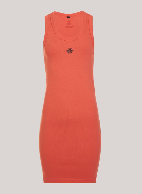 Vestido Justo Transfer Laranja John John Feminino GG