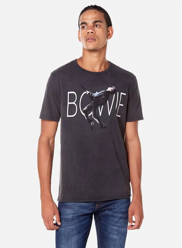 Camiseta Regular Fit Bowie Guitar John John Masculina P
