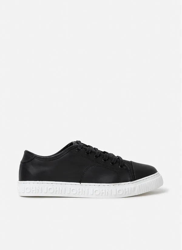 Tênis New Heaven Black Couro Preto John John Feminino 35