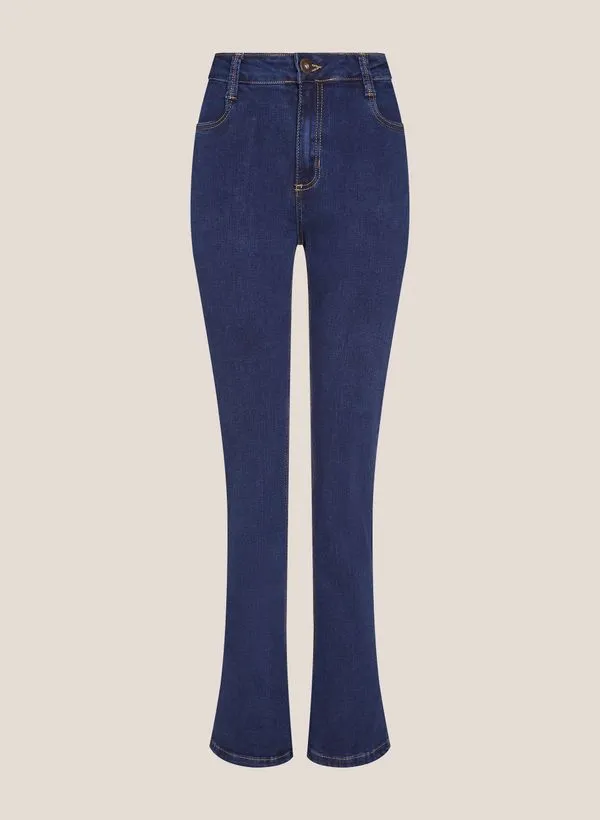 Calça Jeans Bootcut Demi Curve Dudalina Feminina 46