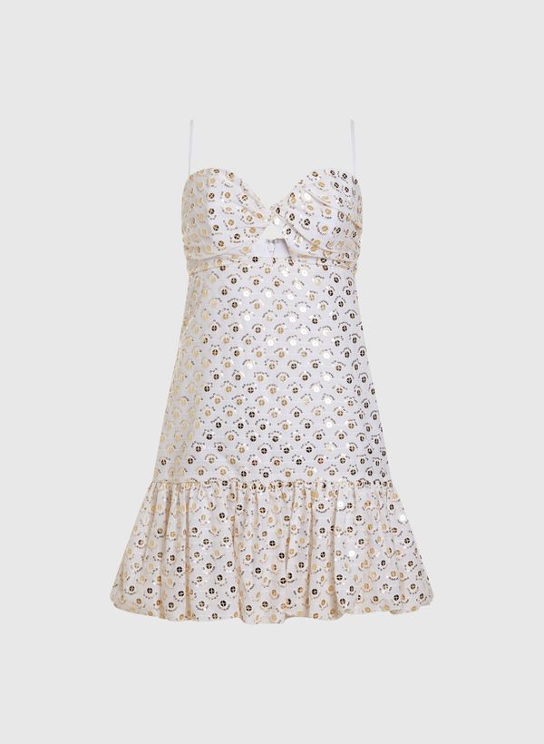 Vestido Lina II Curto Bordado Bo.Bô Feminino 46