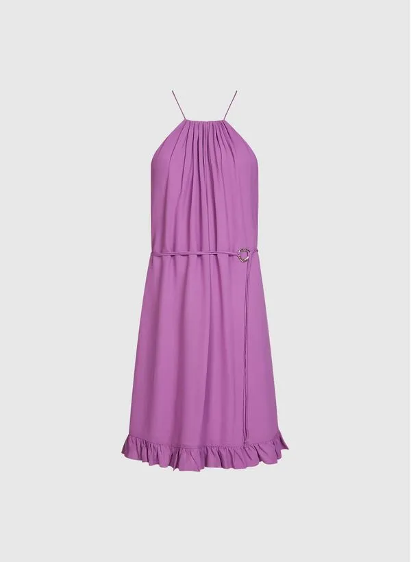 Vestido Agda Moss Roxo Curto Bo.Bô Feminino 44