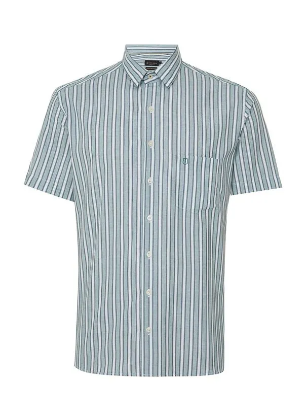 Camisa Comfort Mix Verde Masculina Individual 8