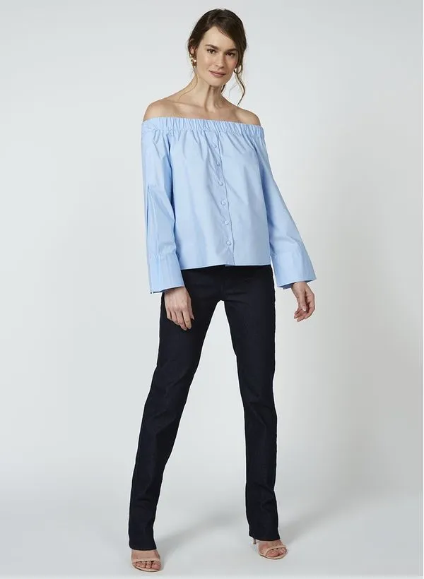 Camisa Ombro a Ombro Tricoli Dudalina Feminina 42