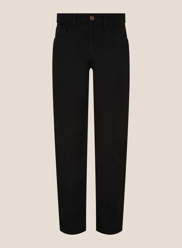 Calça Jeans Right Fit Black Dudalina Masculina 38