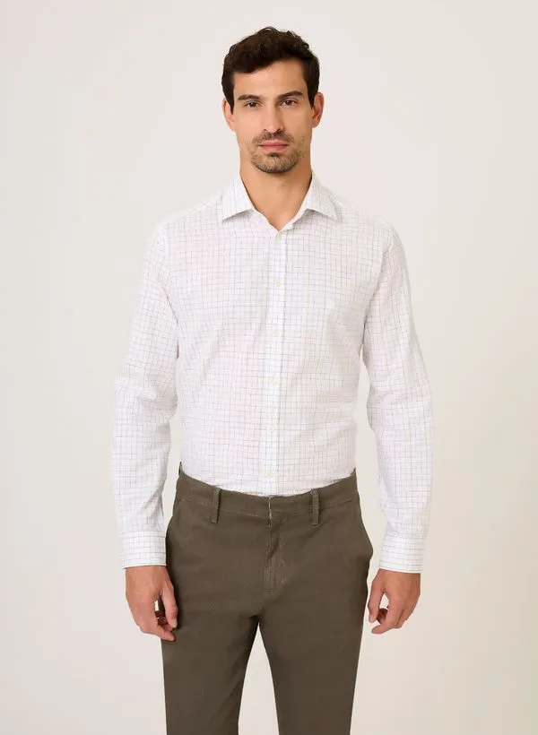 Camisa Slim Fit Xadrez Dudalina Masculina 36
