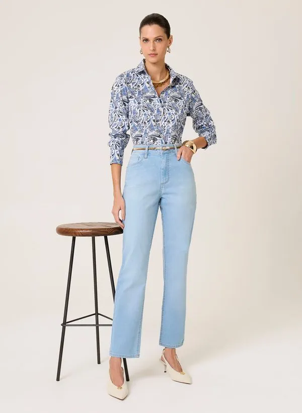 Calça Jeans Mom Dudalina Feminina 38