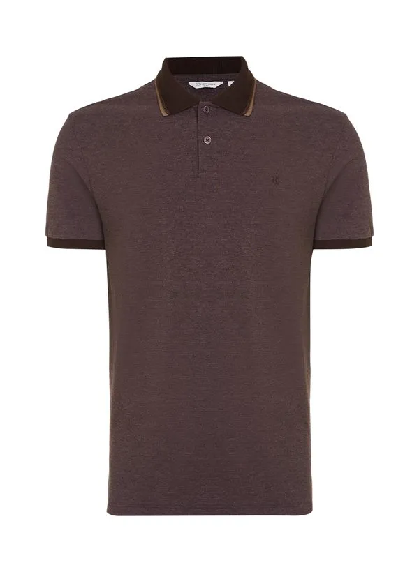 Polo Slim Fit Piquet Friso Masculina Individual GG