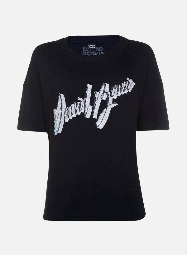 Camiseta Reta Signature Black John John Feminina M