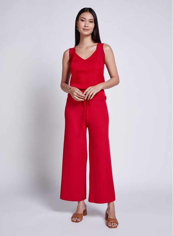 Regata Tricot Detalhe Alça Dudalina Feminina GG