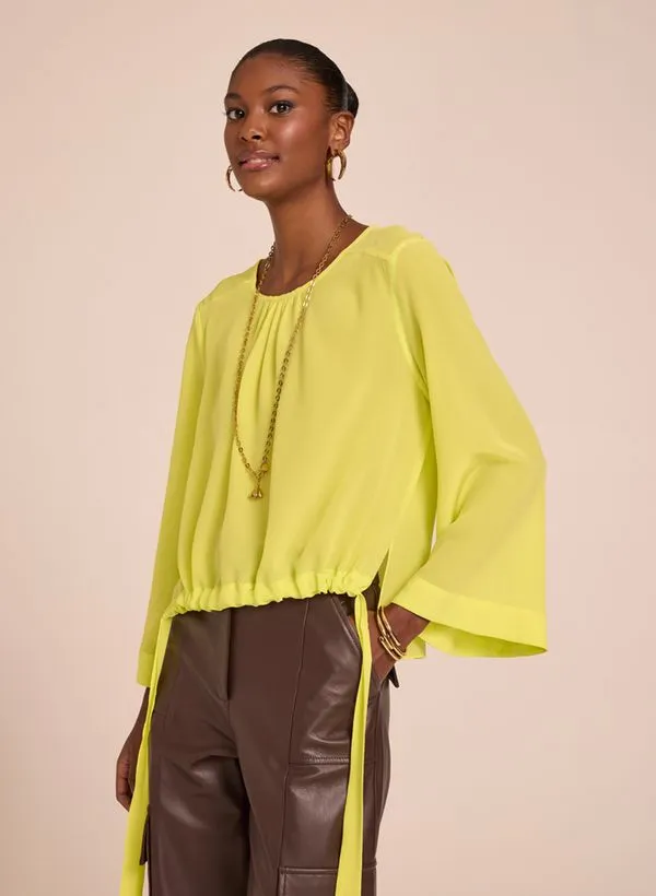 Blusa Le Lis Antônia Seda Feminina 48
