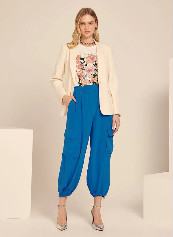 Calça Le Lis Vic Seda Feminina 48